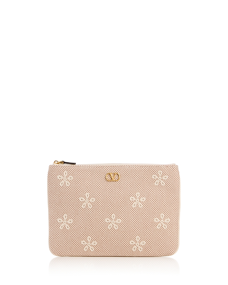 Valentino Garavani VLogo Medium Flat Pouch