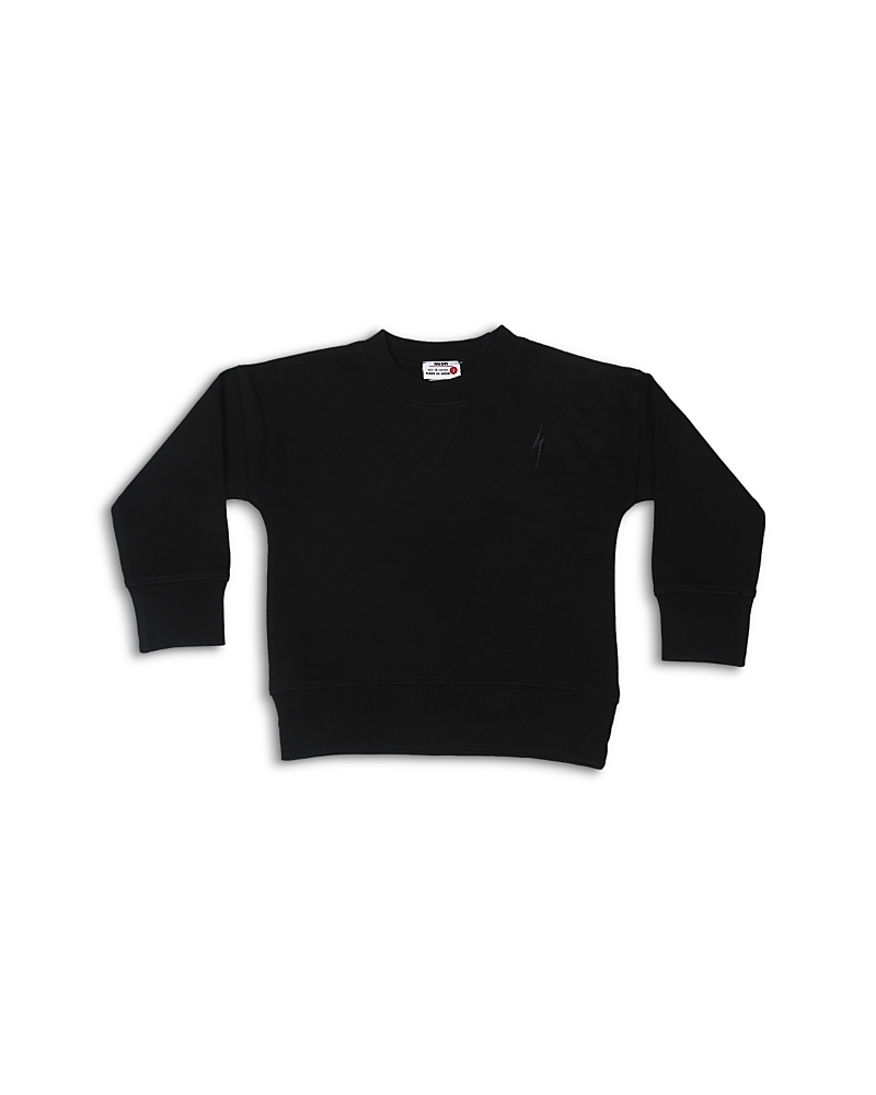Mish Mish Boys' Solid French Terry Crewneck Sweatshirt - Little Kid