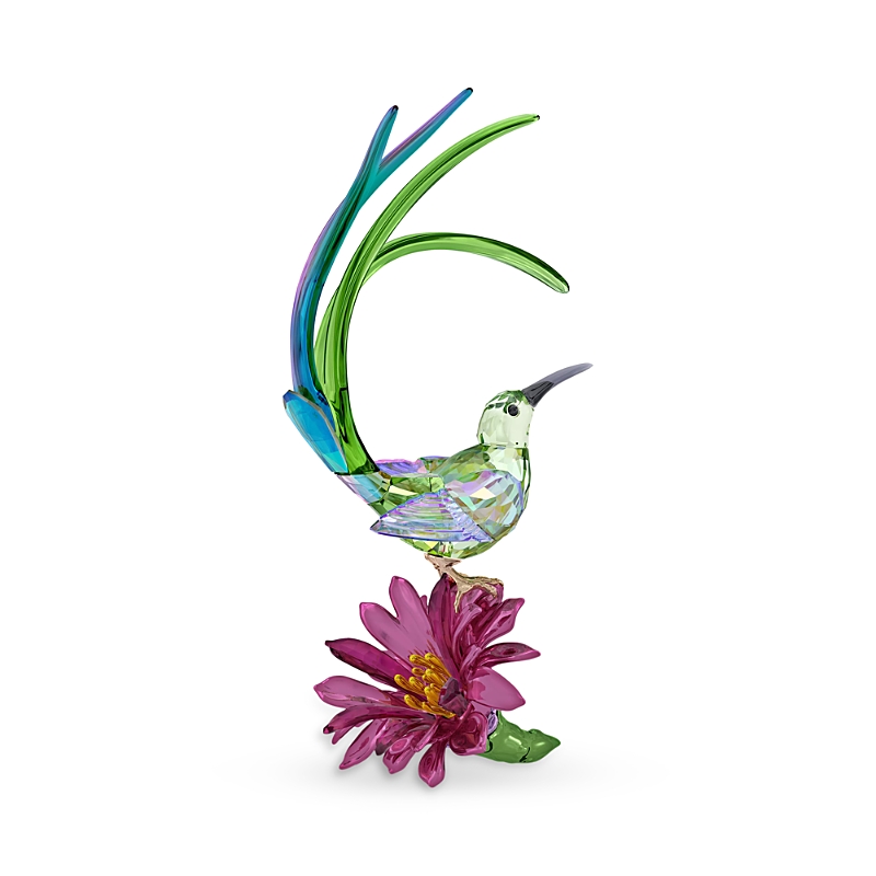 Swarovski Idyllia Collection Sugarbird and Cactus Crystal Figurine