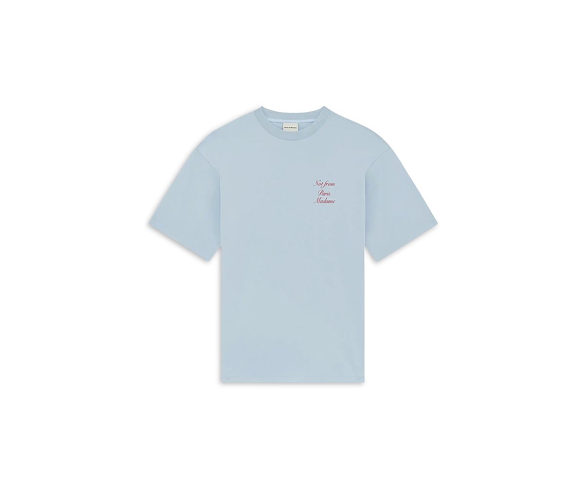 Drole De Monsieur Not From Paris Slogan T-Shirt