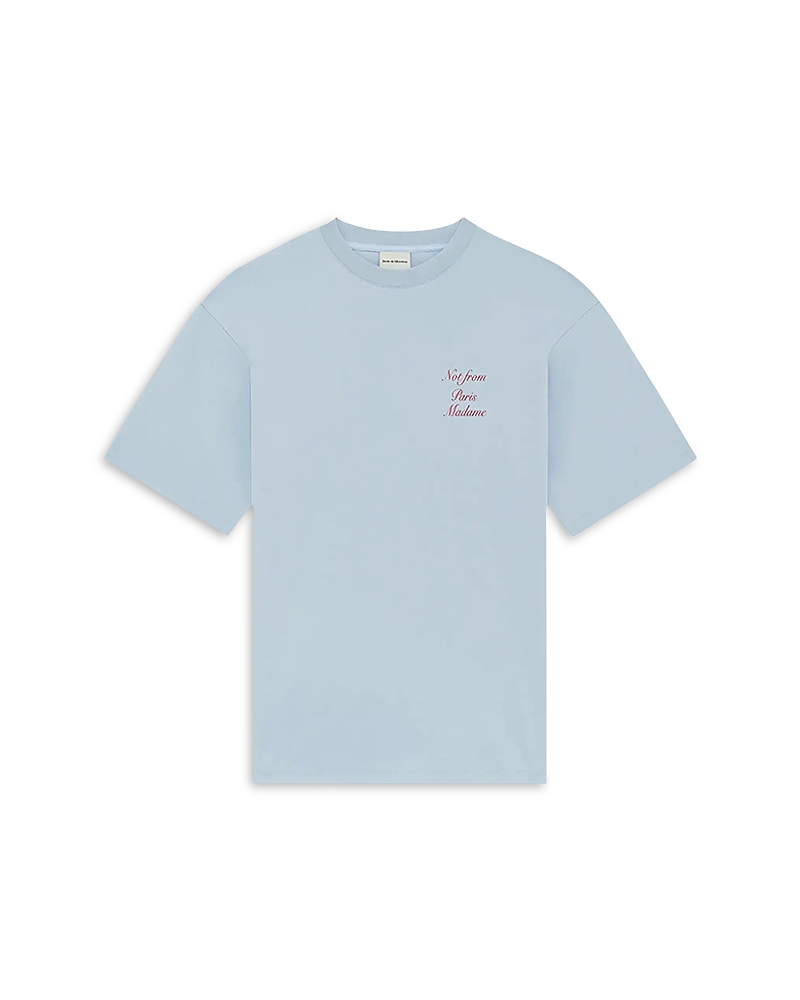 Drole De Monsieur Not From Paris Slogan T-Shirt