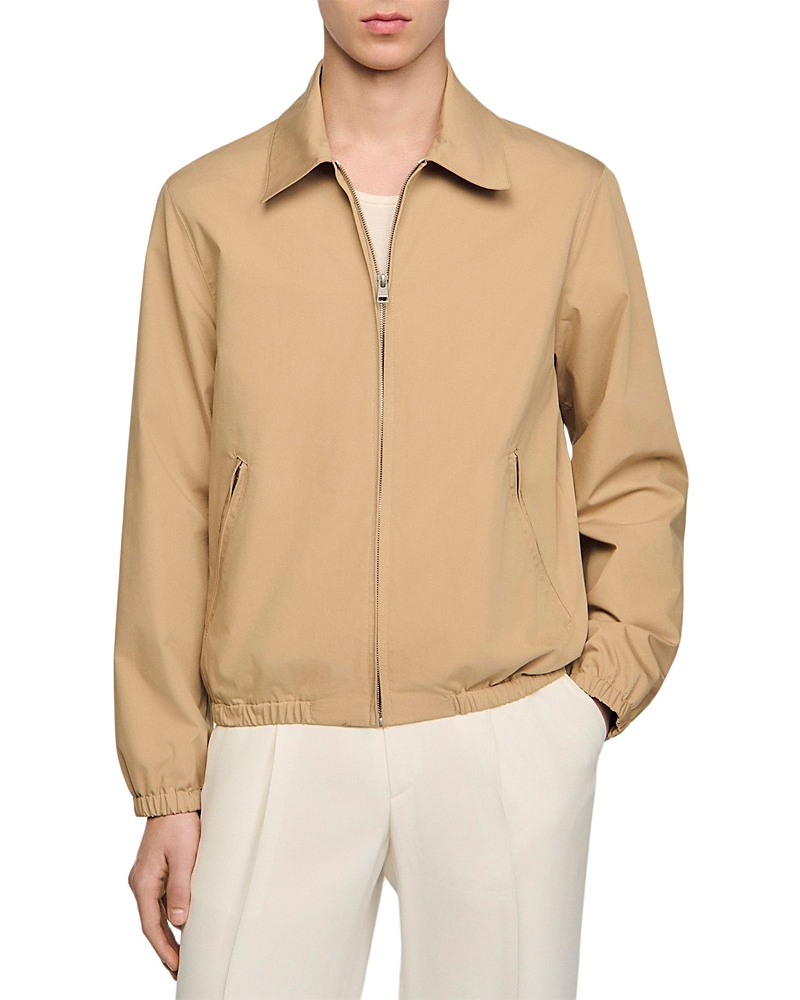 Sandro Classic Fit Zip Up Jacket