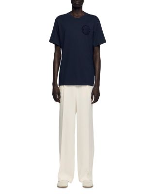 Cotton Crochet Flower Tee