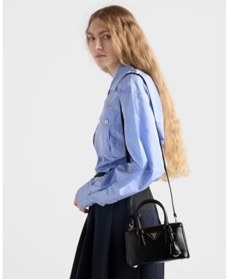 Galleria Patent Saffiano Leather Mini-Bag