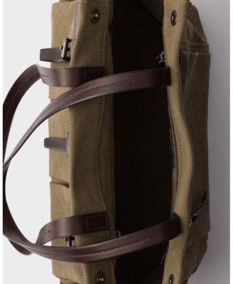  Route Large Canvas And Leather Tote Bag