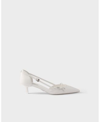  Women's Open-Side Leather Pumps