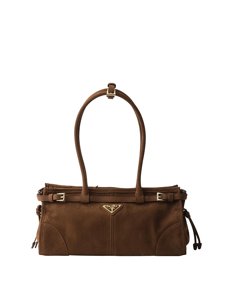 Prada Bonnie Medium Nubuck Leather Handbag · One Size