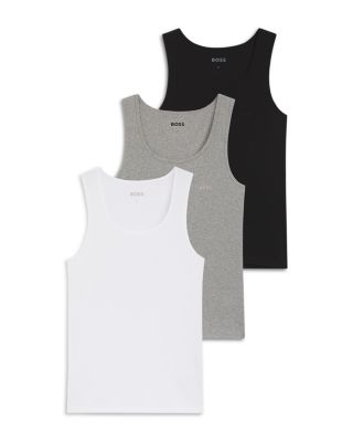 Ribbed Classic Fit Tank Tops, Pack of 3