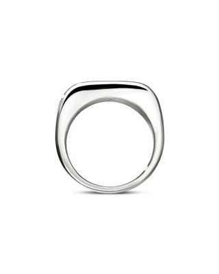 Sterling Silver Icon 50 Signet Ring