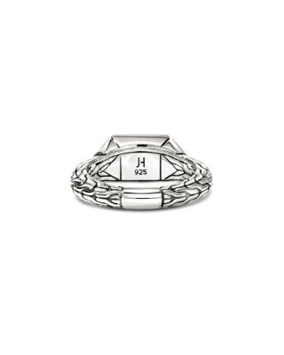 Sterling Silver & 14K Yellow Gold Icon Stud Ring