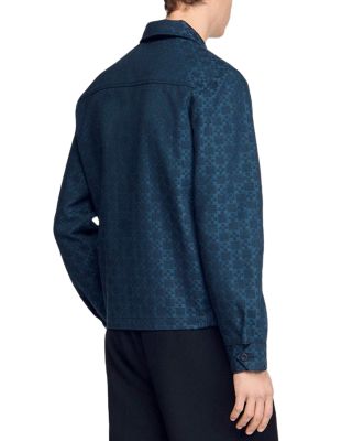 Square Cross Denim Jacket