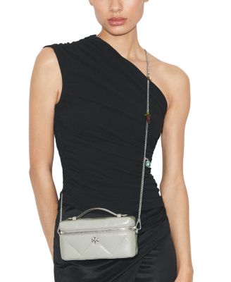 Kira Diamond Quilted Charm East-West Vanity Case