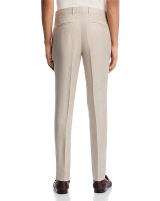 Genius Linen & Lyocell Hopsack Slim Fit Suit Pants