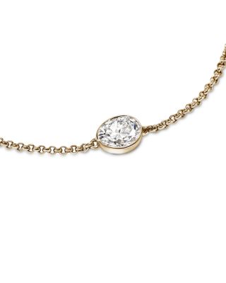 14K Yellow Gold Lovestruck™ Lab Grown Diamond Bezel Chain Bracelet