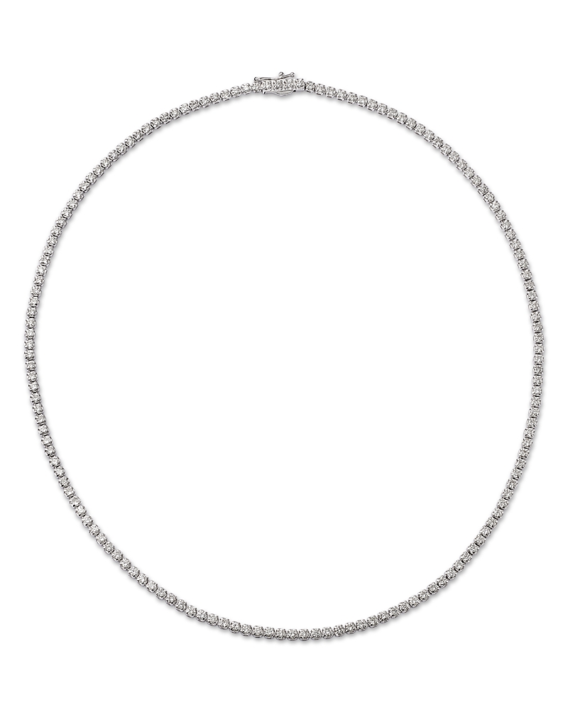 Bloomingdale's Fine Collection Diamond Tennis Necklace in 14K Yellow Gold, 5.0 tcw