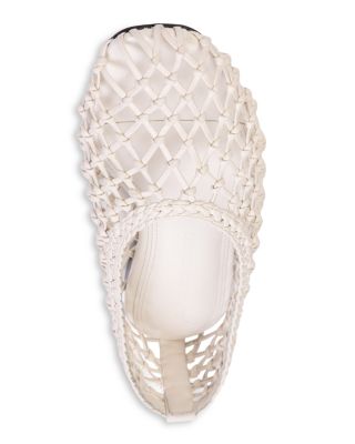 Women's Sonia Woven Leather Ballerina Flats