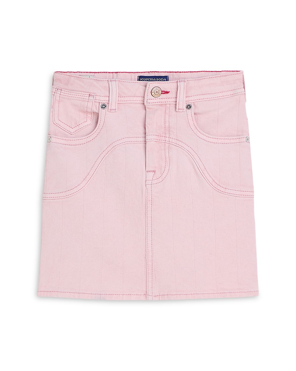 Scotch & Soda Girls' Denim Mini Skirt - Little Kid, Big Kid