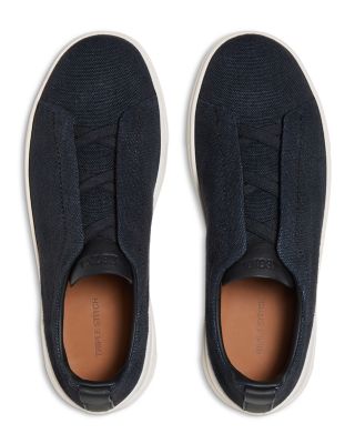 Men's Cotton Linen & Leather Triple Stitch™