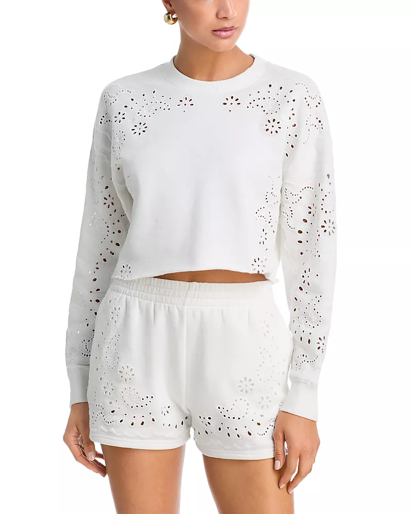 LoveShackFancy Lalo Pullover Sweatshirt