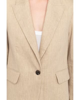 Vavy Tailleur Pinstripe Blazer