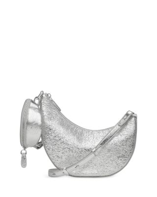 Duo Crinkle Metallic Leather Crossbody