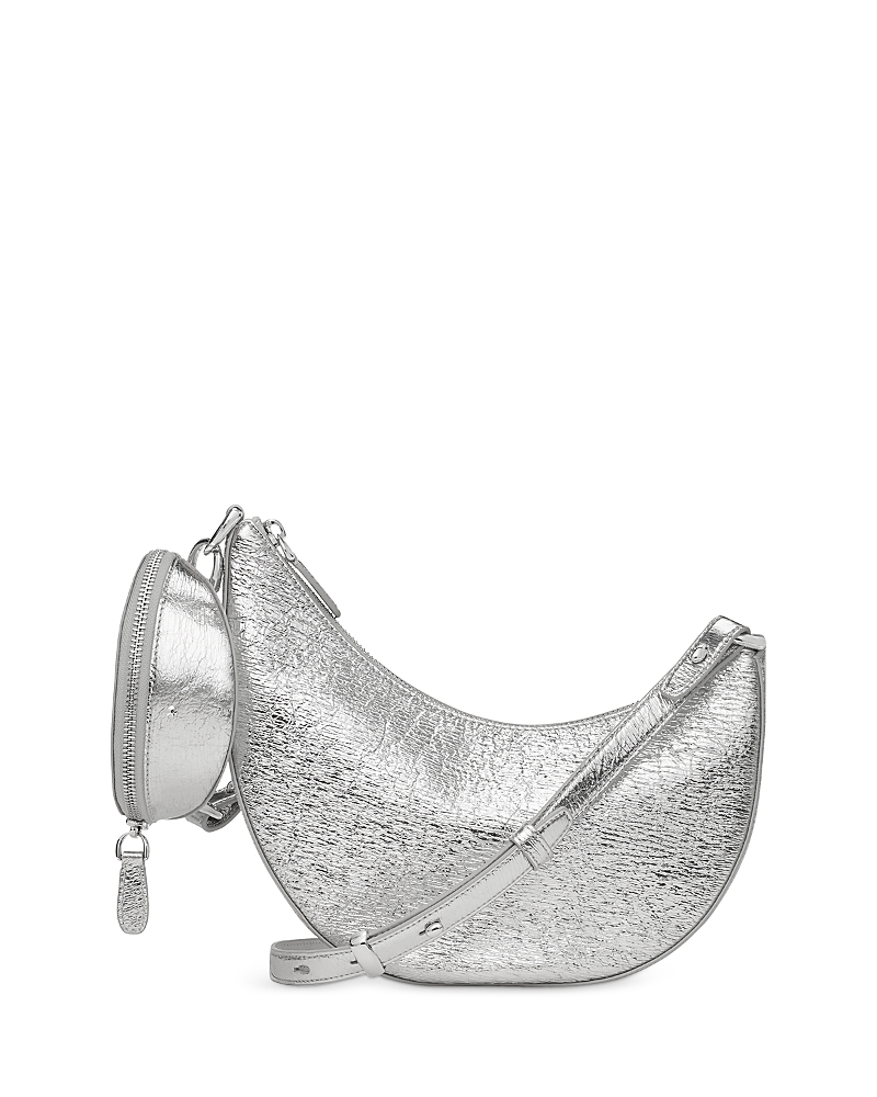 kate spade new york Duo Crinkle Metallic Leather Crossbody