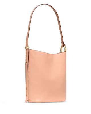 Halo Leather Bucket Bag