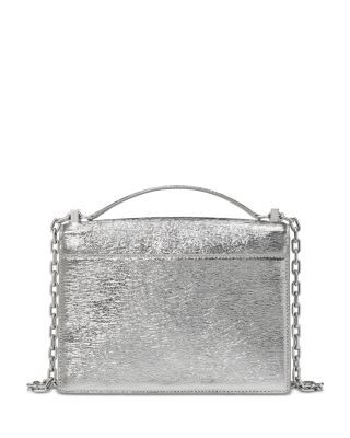 Deco Crinkle Metallic Leather Crossbody