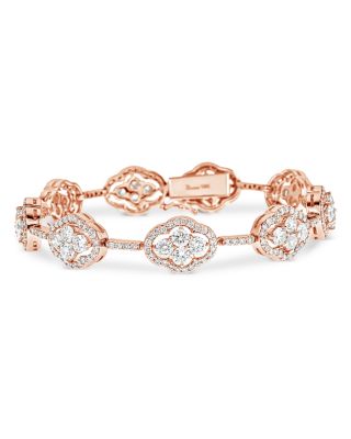 18K Rose Gold Diamond Maison Bracelet