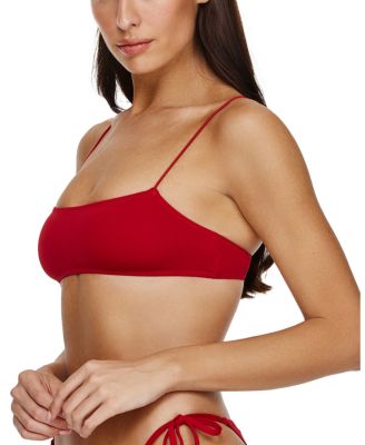  Beach Time Scoop Neck Bikini Top