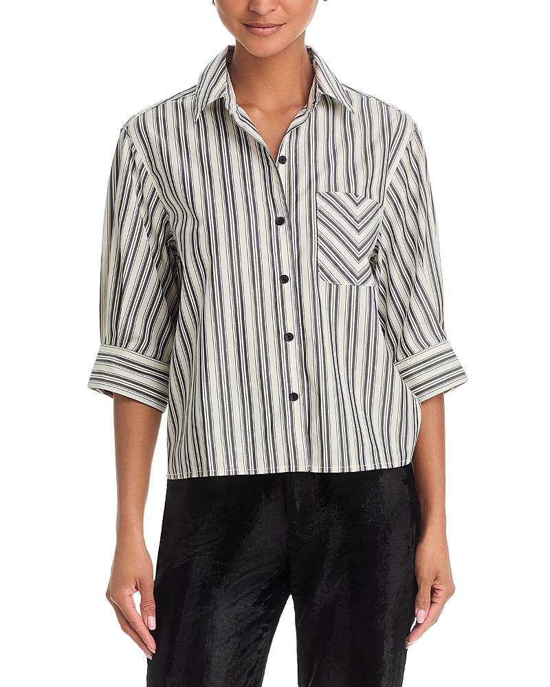 Rag & Bone Lucia Striped Poplin Shirt