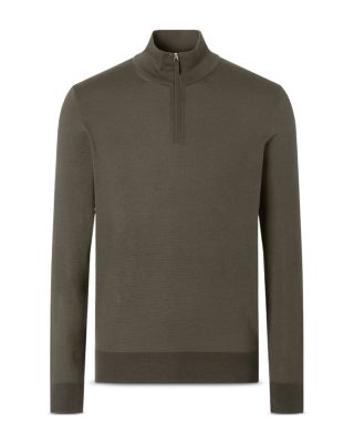 Cashseta Zip Mock Sweater
