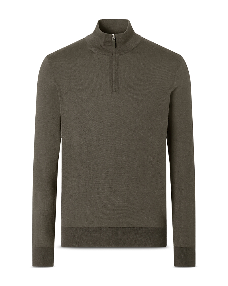Zegna Cashseta Zip Mock Sweater