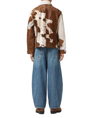 Barrel Slouch Jeans in Destroy Mid Indigo