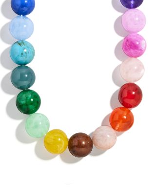 Jane Semi Precious Stone Beaded Necklace, 17-20"