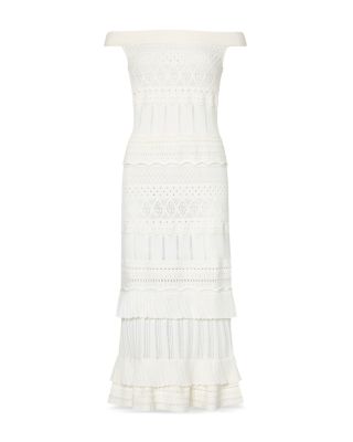 Maven Ruffle Midi Dress