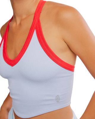 All Clear V Neck Colorblocked Top