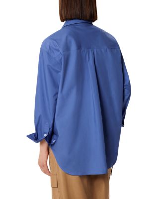 Oversized Cotton Poplin Shirt