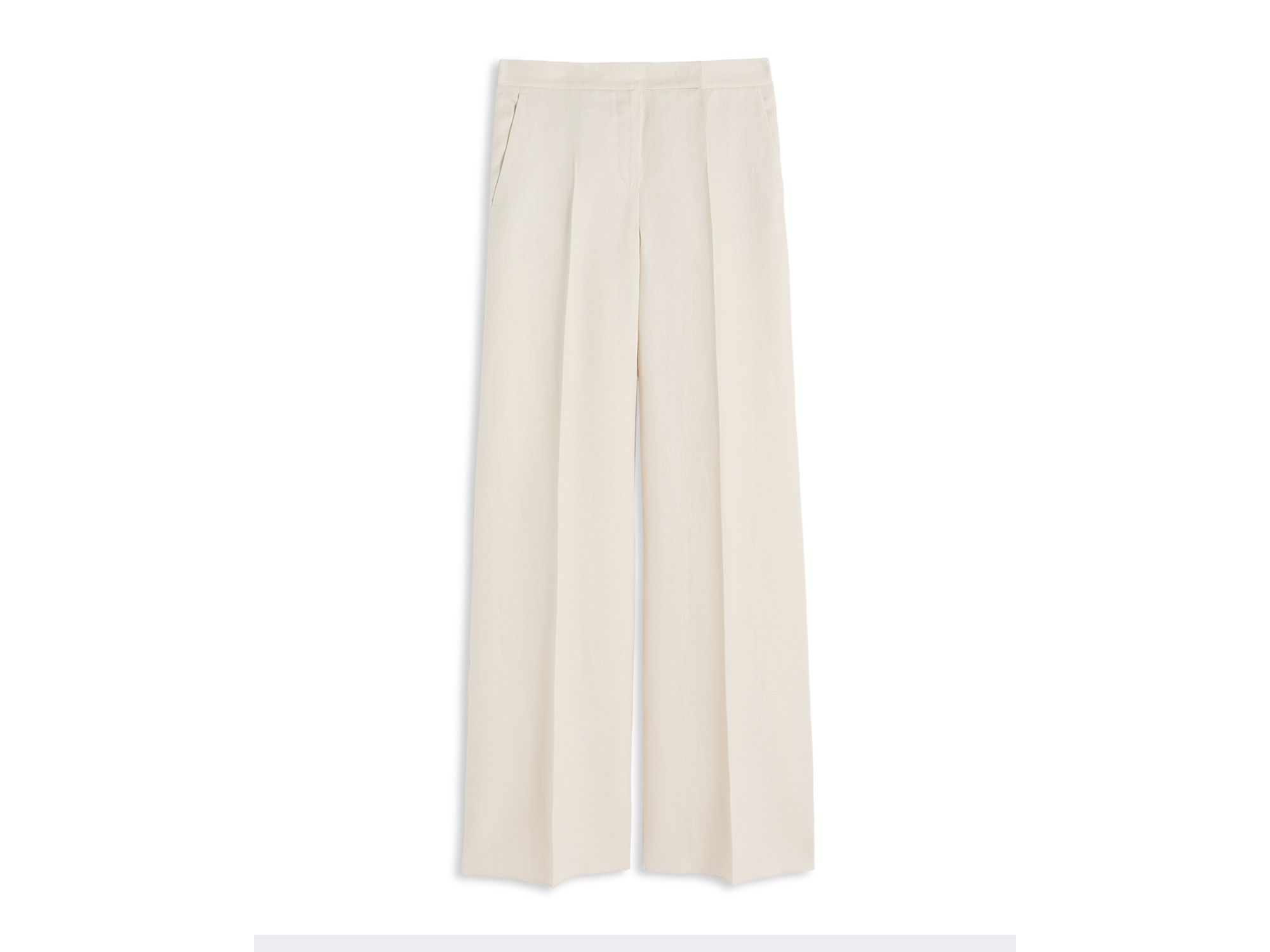 Mxmadesse Linen Wide Leg Trousers — Image 4