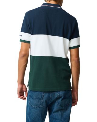 Homebay Color Blocked Sports Fit Polo