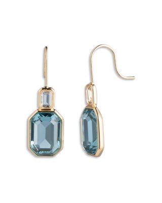 Stone Double Drop Earrings