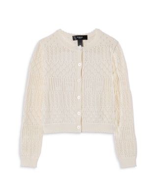 Girls' Pointelle Cardigan, Big Kid - Exclusive