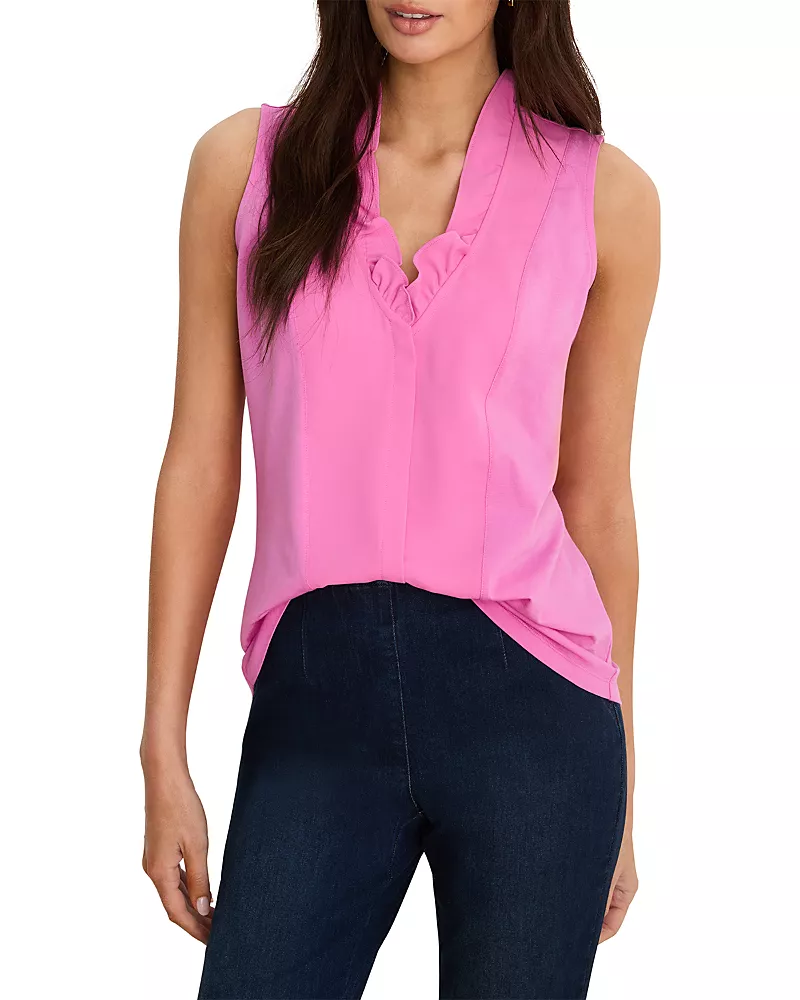 Nic+Zoe Ruffled Around Tank Top