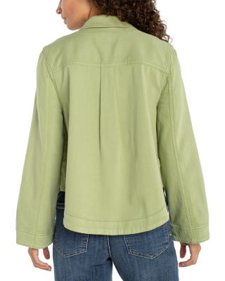 High Low Denim Shacket