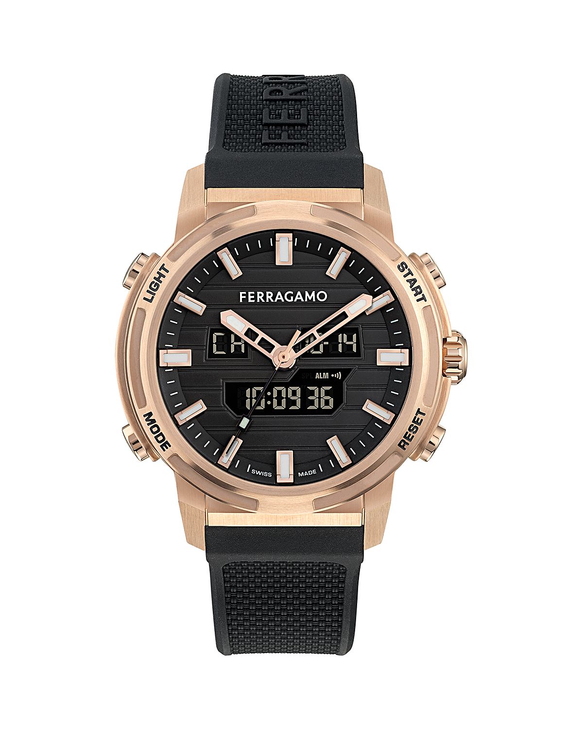 Ferragamo Sport Anadigit Watch, 43mm