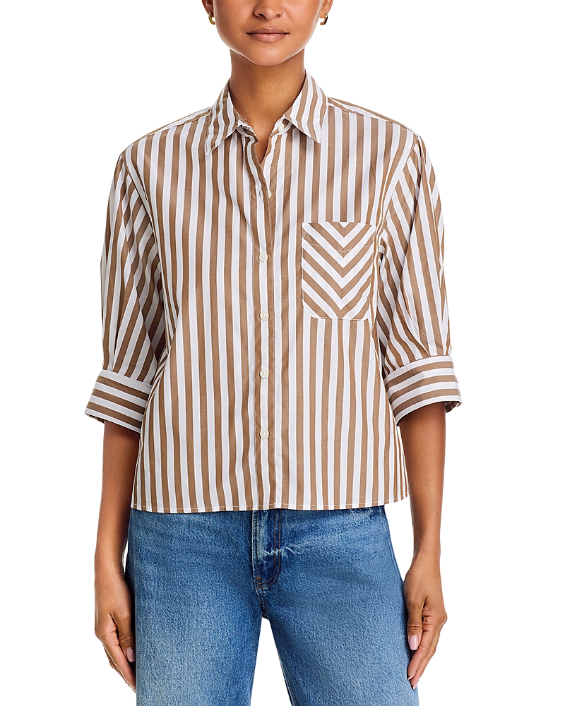 rag & bone Lucia Striped Poplin Shirt
