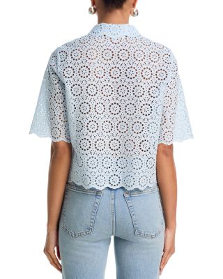 The Petal Eyelet Blous