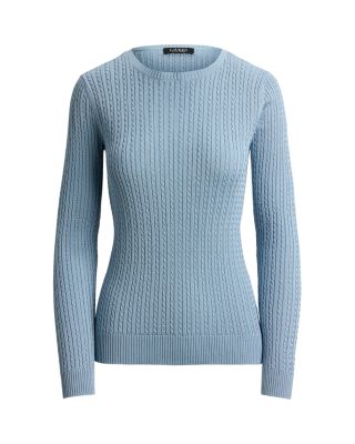 Mini Cable Crewneck Sweater