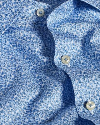 Micro Paisley Print Shirt