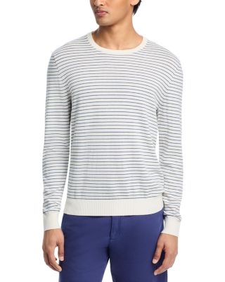 Cotton Cashmere Striped Crewneck Sweater - Exclusive
